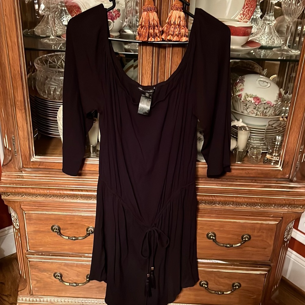 White House Black Market Shorts Romper